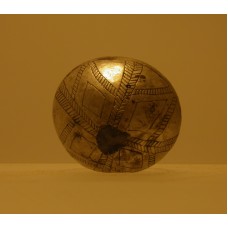 Metallic ball, solar cross, cross design